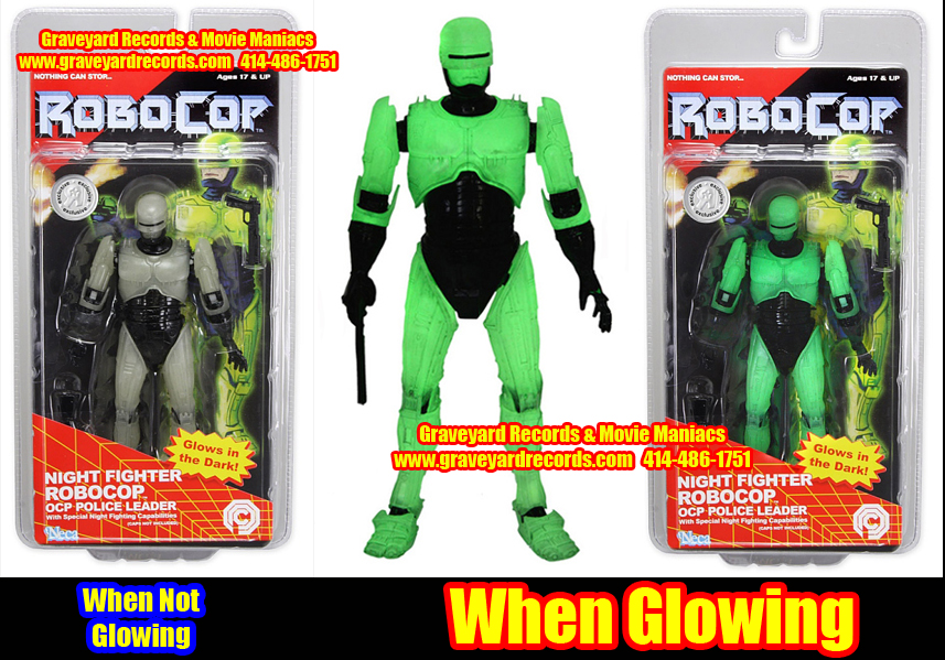 8" Robo Cop Neca Toys - Glow In The Dark Release